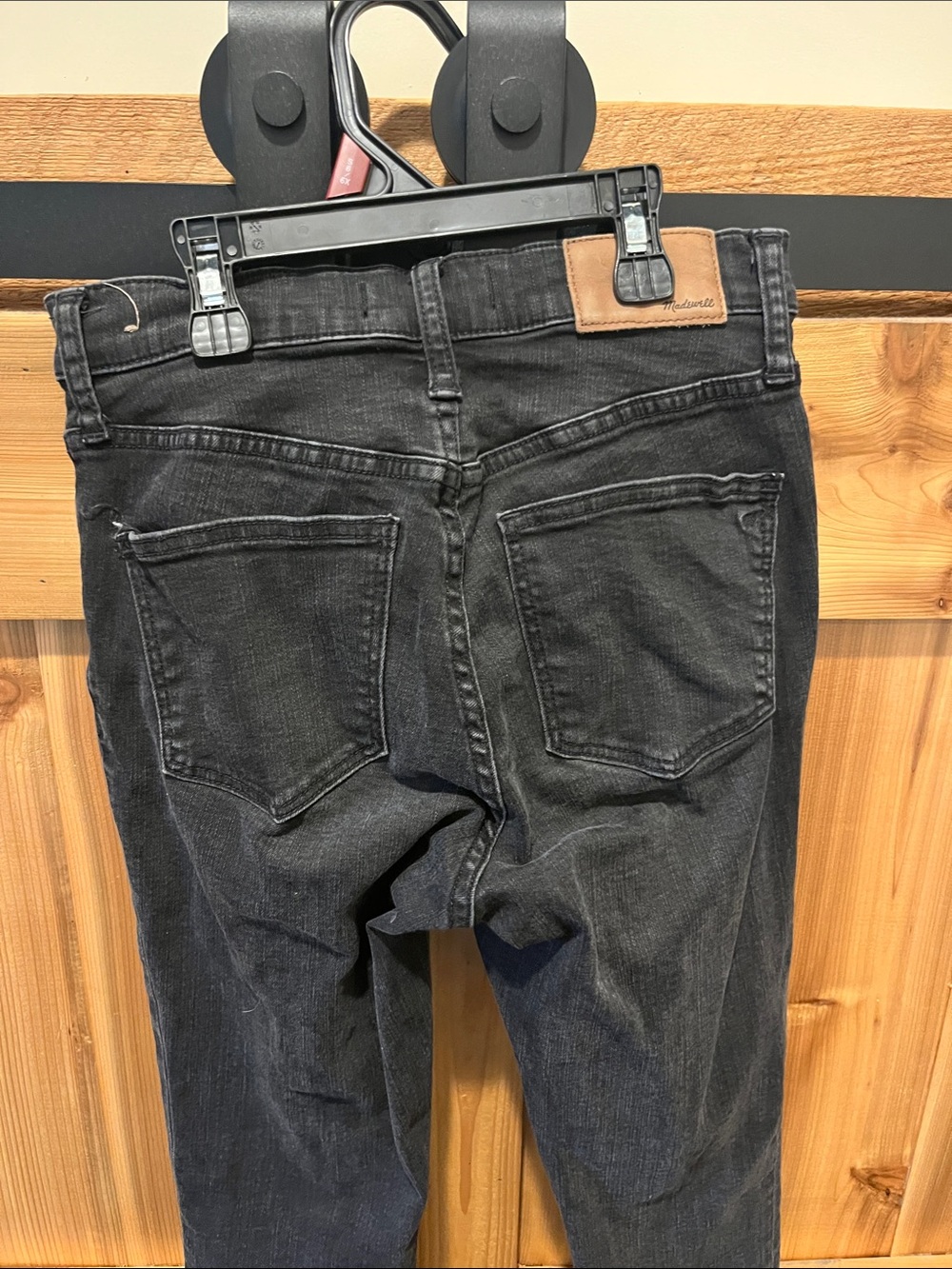 Madewell Black Skinny High-Rise Button-Fly Jeans - Picture 8 of 10